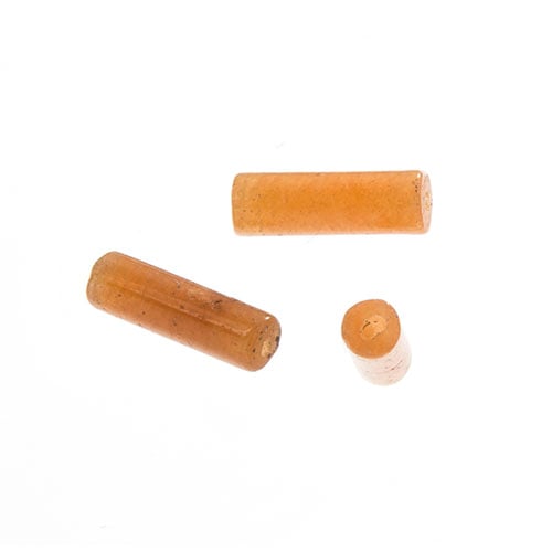 Red Aventurine 4x13mm Round Tube 16" Strand Semi-Precious