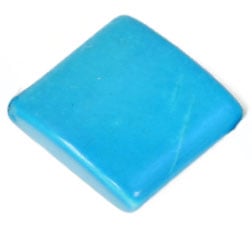 Turquonite Stabilized 14x18mm Diamond Shape 16in Semi-Precious