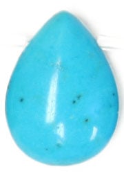 Turquonite Stabilized 13x18mm Briollette 16in Semi-Precious