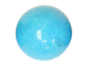 Turquonite Stabilized Round Bead 16in Semi-Precious