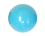 Turquonite Stabilized Round Bead 16in Semi-Precious