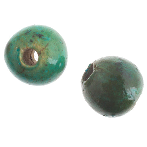 Turquoise Reconstituted 5mm Round Beads 16in Semi-Precious