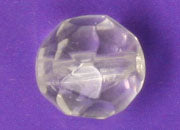 Facetted Round 16in Semi-Precious Bead Rock Crystal