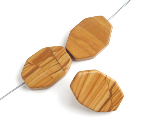 Octagon Flat 20mm 2x8" Strand China Picture (Approx 18pcs)