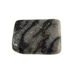 Rectangular 14-16 x 17-21mm Strung Grey Flake