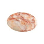 Semi-Precious Oval Shape Beads 2x8" Strand Red Zebra