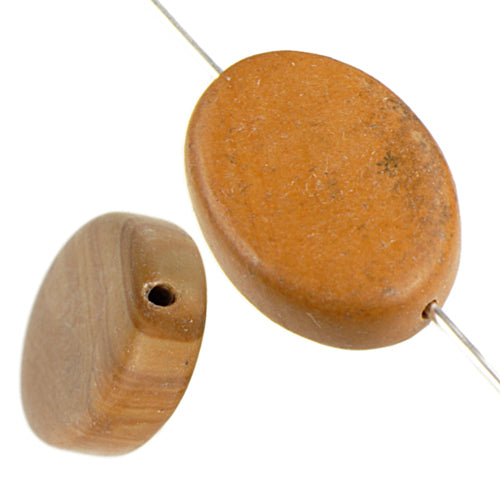 Semi-Precious Oval Shape Beads 2x8" Strand China Picture