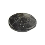 Semi-Precious Oval Shape Beads 2x8" Strand Grey Flake