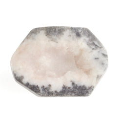 Nugget Facetted 13x21mm 2x8" Strand Pink Zebra