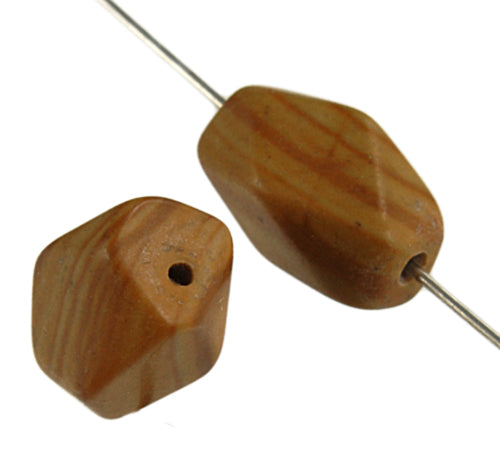 Nugget Facetted 13x21mm 2x8" Strand China Picture 