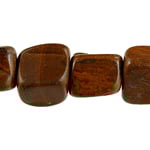 Nugget 12x16mm 2x8" Strand Tiger Eye Brown