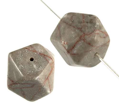 Nugget 12x16mm 2x8" Strand Pink Zebra