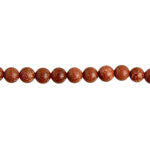 Semi-Precious Round Beads 2x8in Strand Gold Sand