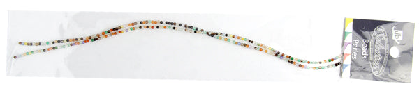 Semi-Precious Round Beads 2x8in Strand Agate