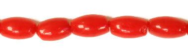 Bamboo Coral Bead Rice 3.5x6mm Semi-Precious 16in