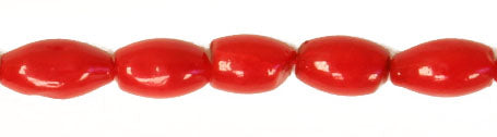 Bamboo Coral Beads Rice 4x7mm Semi-Precious 16in