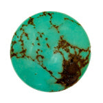 Turquoise Stabilized Magnesite Flat Round 8in Strand