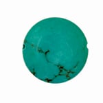 Turquoise Stabilized Magnesite Round 8in Strand