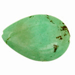 Turquoise Stablized Magnesite Flat Drop 8in Strand