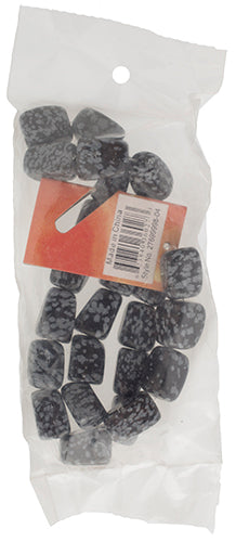 Snowflake Obsidian Nuggets 12x16mm Semi-Precious 16"