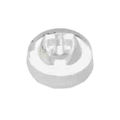 Glass Button 10mm Crystal With Shank And Facetted Edge