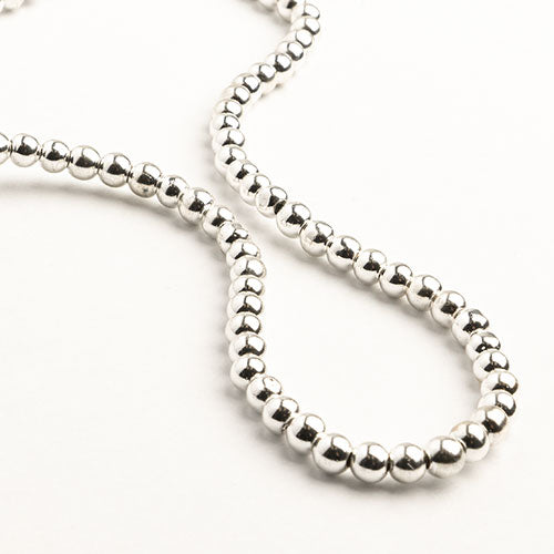 Metalized Glass Beads 24-inch Strand