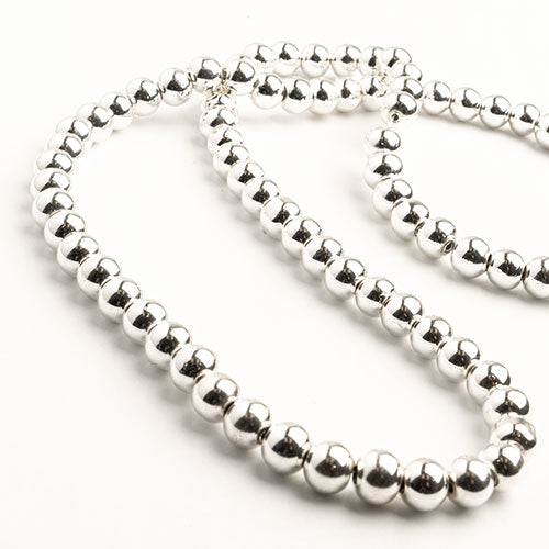 Metalized Glass Beads 24-inch Strand