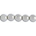 Metalized Glass Beads 24-inch Strand