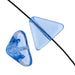 Glass Bead Triangle 11x13mm Strung