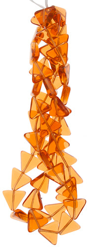 Glass Bead Triangle 11x13mm Strung