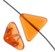 Glass Bead Triangle 11x13mm Strung