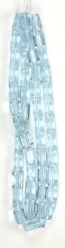Glass Bead Prism 10x6mm Strung