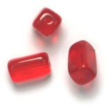 Glass Bead Prism 10x6mm Strung