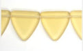 Glass Bead Triangle 17mm Strung
