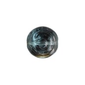 Glass Bead Swirl 13mm Transparent Aqua Azuro