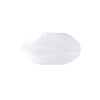 Glass Bead Oval 21x12mm Transparent Crystal Matte