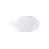 Glass Bead Oval 21x12mm Transparent Crystal Matte