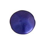 Glass Icy Coin 20mm Metallic