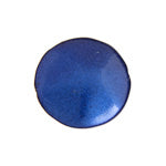 Glass Icy Coin 20mm Metallic