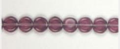 Glass Bead Flat 6mm Strung