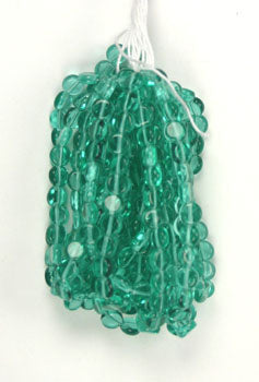Glass Bead Flat 6mm Strung