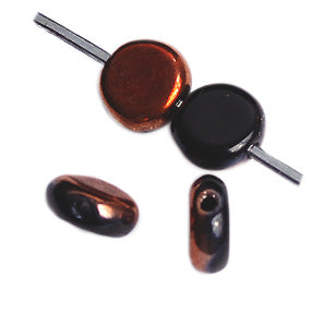 Glass Bead Flat 6mm Strung