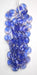 Glass Bead Flat 15/14mm Strung Wavy Oval