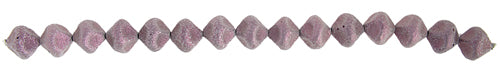 Glass Bead Nugget 13mm Opaque Metallic