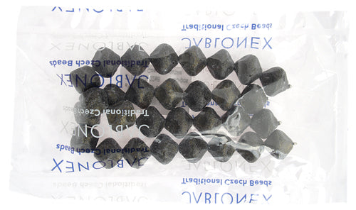 Glass Bead Nugget 13mm Opaque Metallic