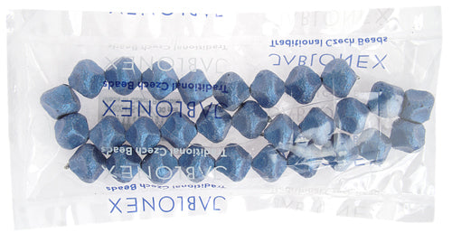 Glass Bead Nugget 13mm Opaque Metallic