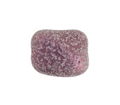 Glass Bead Rectangle 18x15mm Opaque Metallic