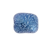 Glass Bead Rectangle 18x15mm Opaque Metallic