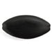 Glass Bead Navette 38x18mm Opaque Black 