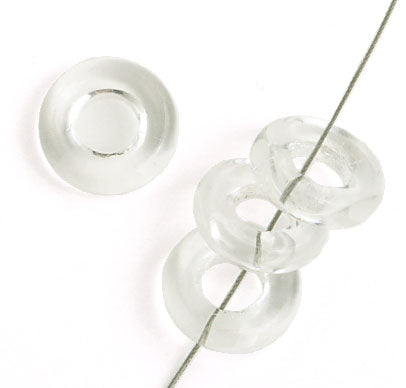 Glass Rings 9mm Transparent 